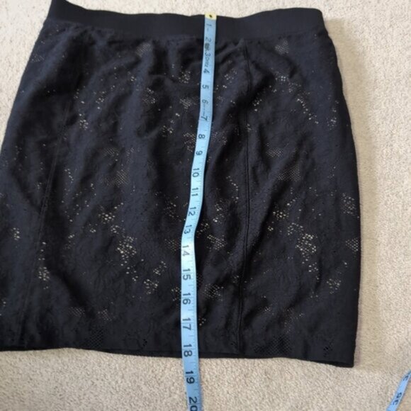Armani Exchange Y2K Lace Stretch Whimsigoth Victorian Renaissance Skirt M - Picture 3 of 7